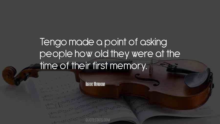 Old Memory Quotes #171768