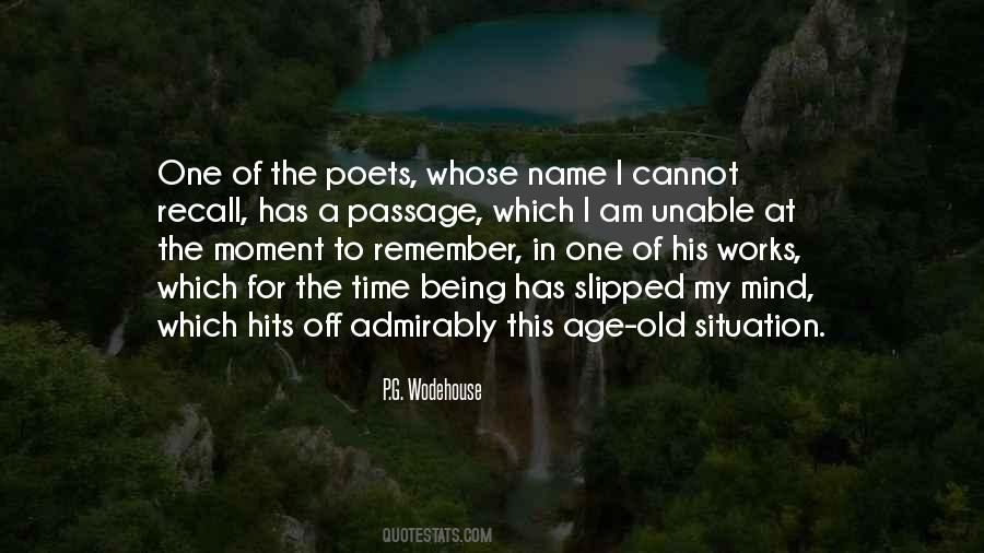 Old Memory Quotes #757952