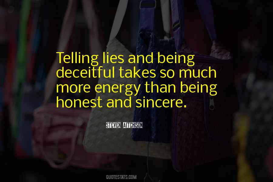 Quotes About Telling Lies #268374