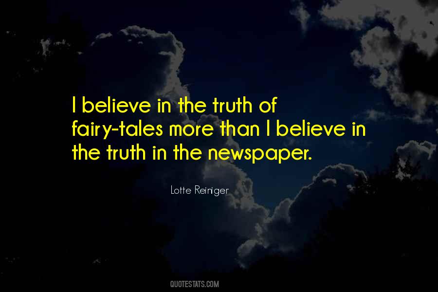 Quotes About Believe In Fairy Tales #1064281