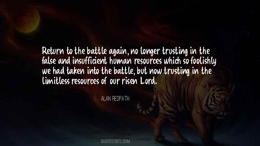 Quotes About Trusting In The Lord #878634