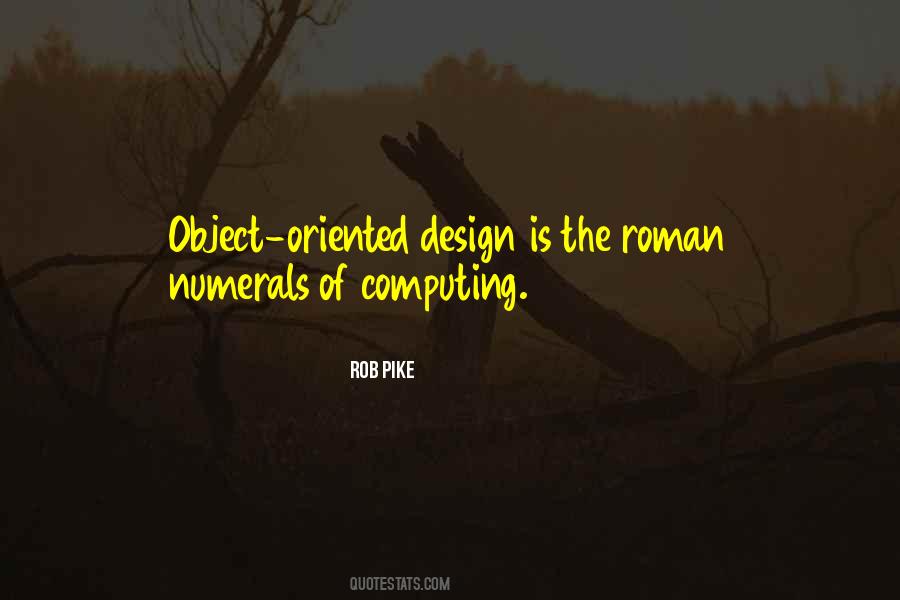 Object Oriented Design Quotes #1427034