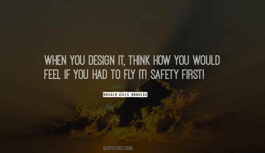 Quotes About Safety First #500377