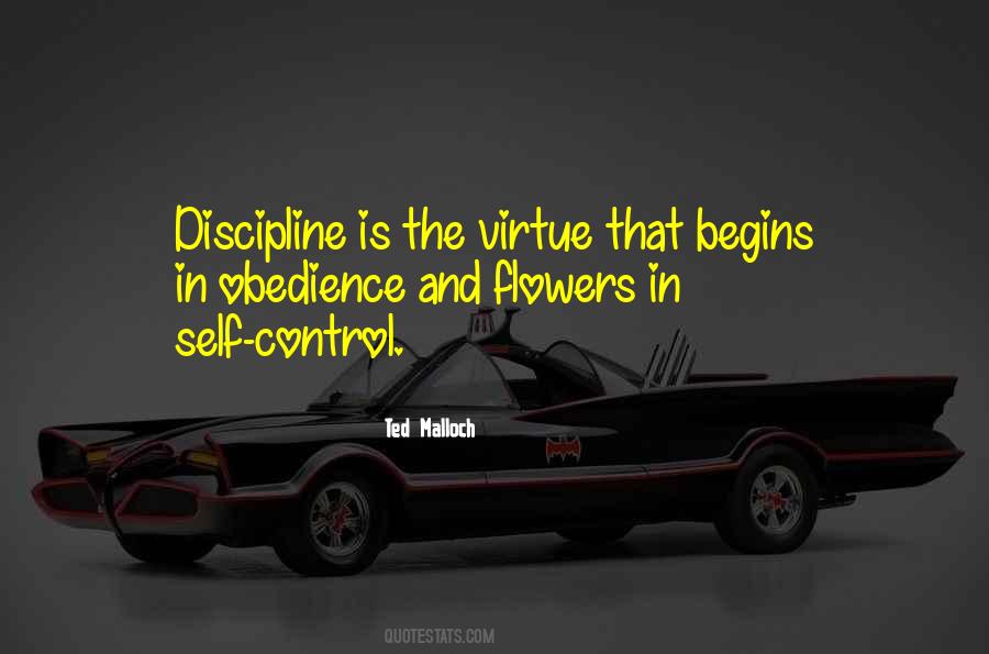 Quotes About Discipline And Self Control #231694