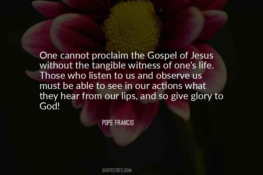 Quotes About The Gospel Of Jesus #1452221