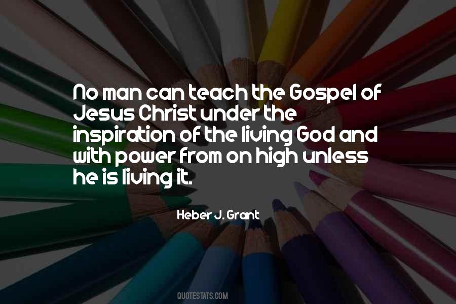 Quotes About The Gospel Of Jesus #1506165