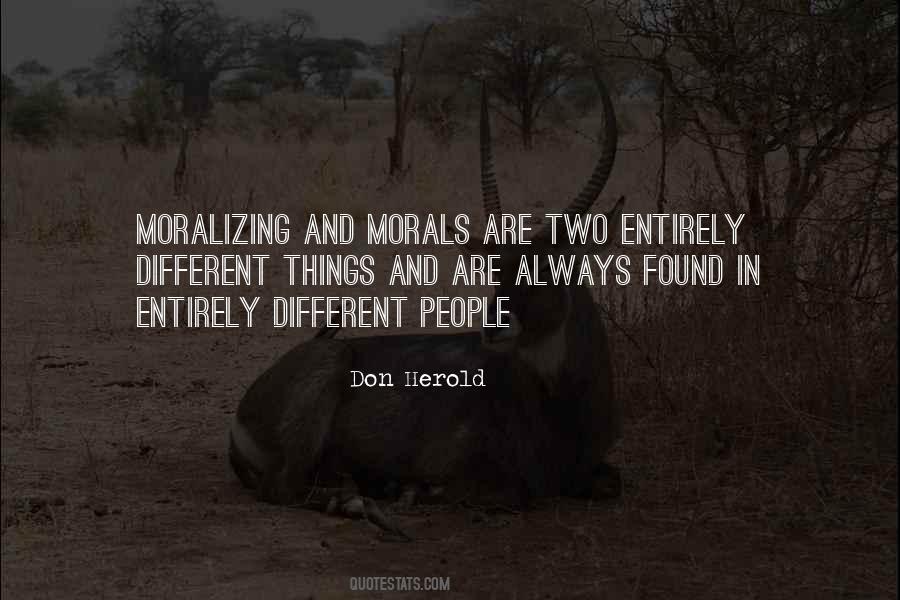 Quotes About People With No Morals #3854