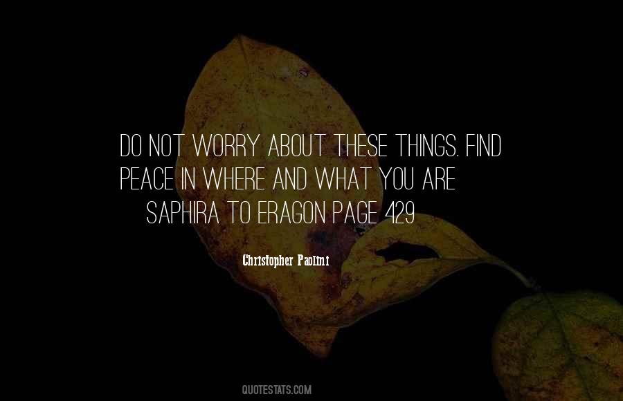 Do Not Worry Quotes #357753