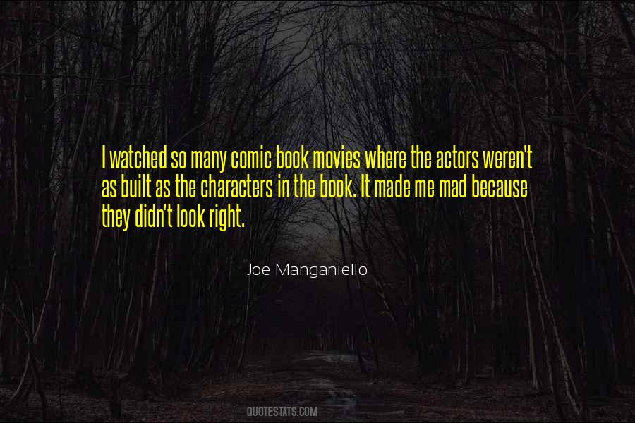 Quotes About Comic Book Characters #1345388