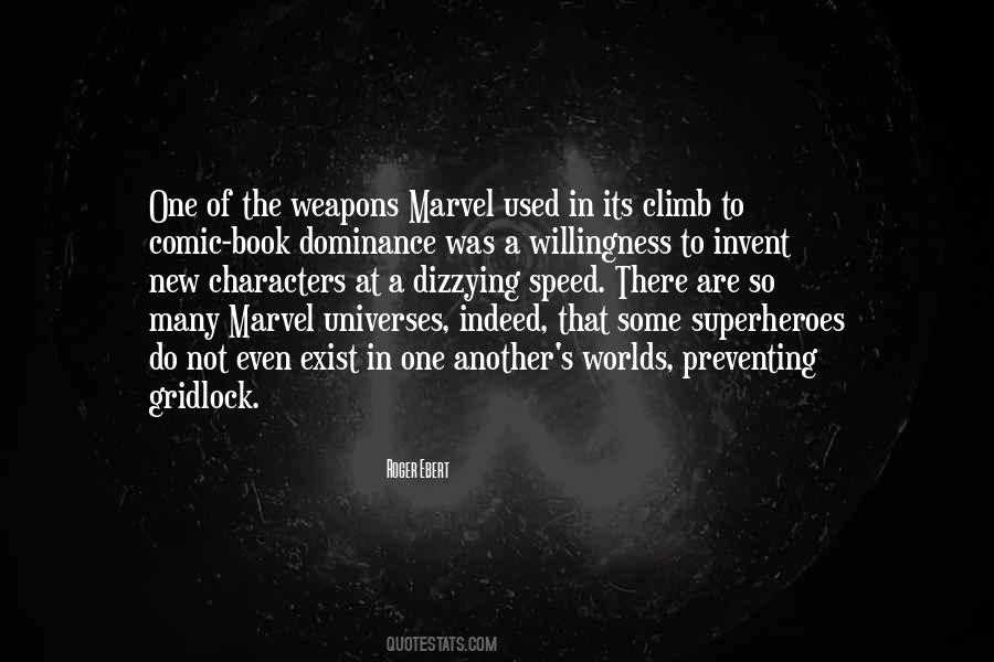 Quotes About Comic Book Characters #246731