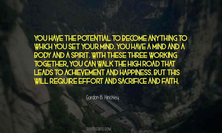 Quotes About High Road #1195630
