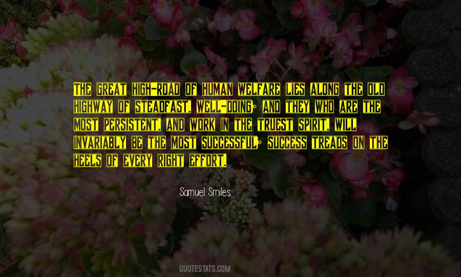 Quotes About High Road #449802