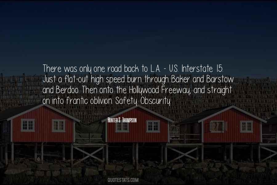 Quotes About High Road #61181