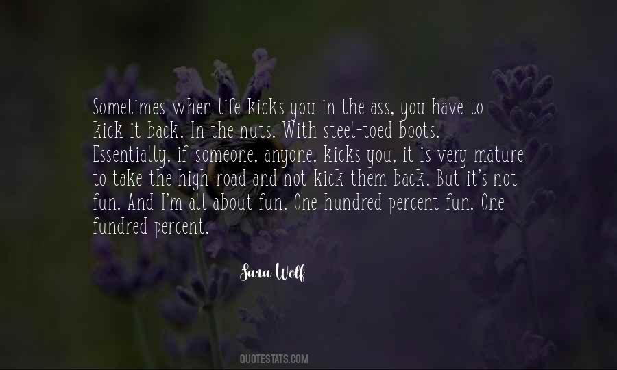 Quotes About High Road #855397