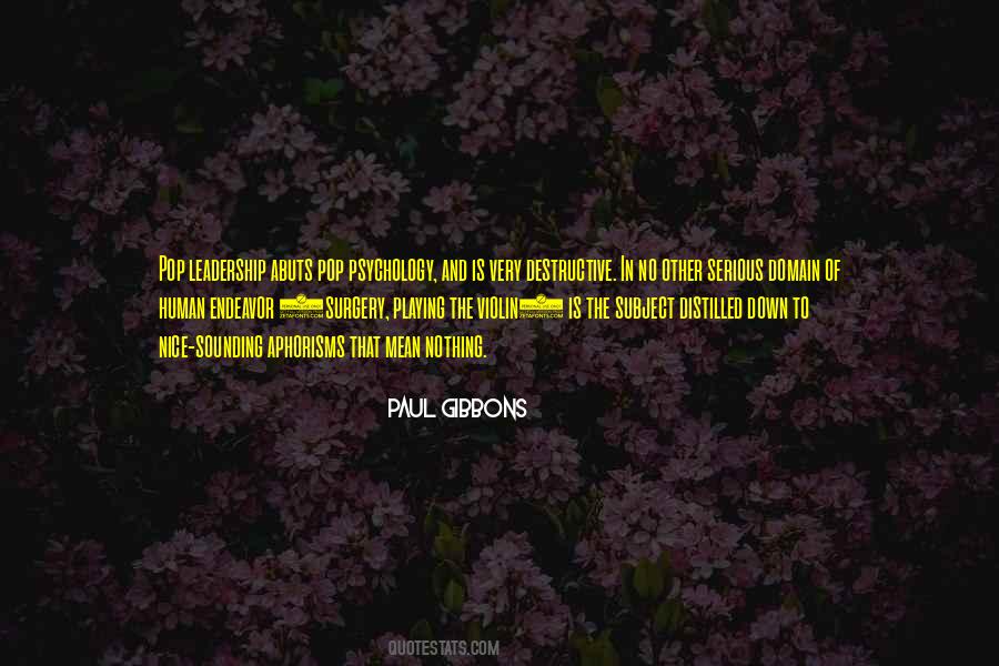 Pop Psychology Quotes #675336