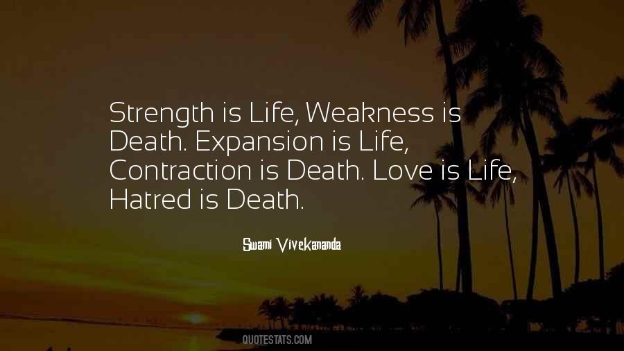 Love Is Weakness Quotes #1407061