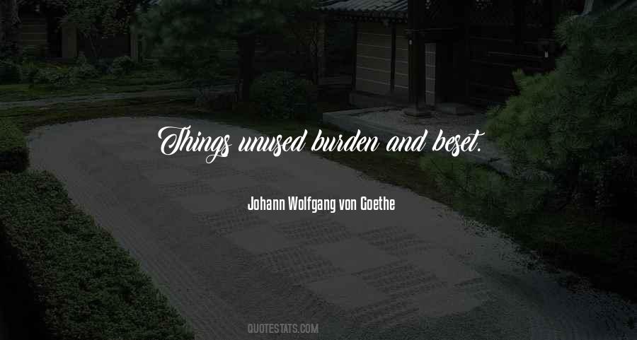 Quotes About Unused Things #88404