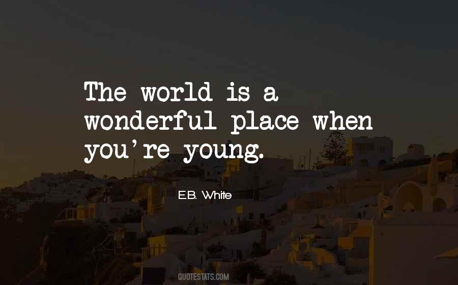 Quotes About Wonderful Place #1850127