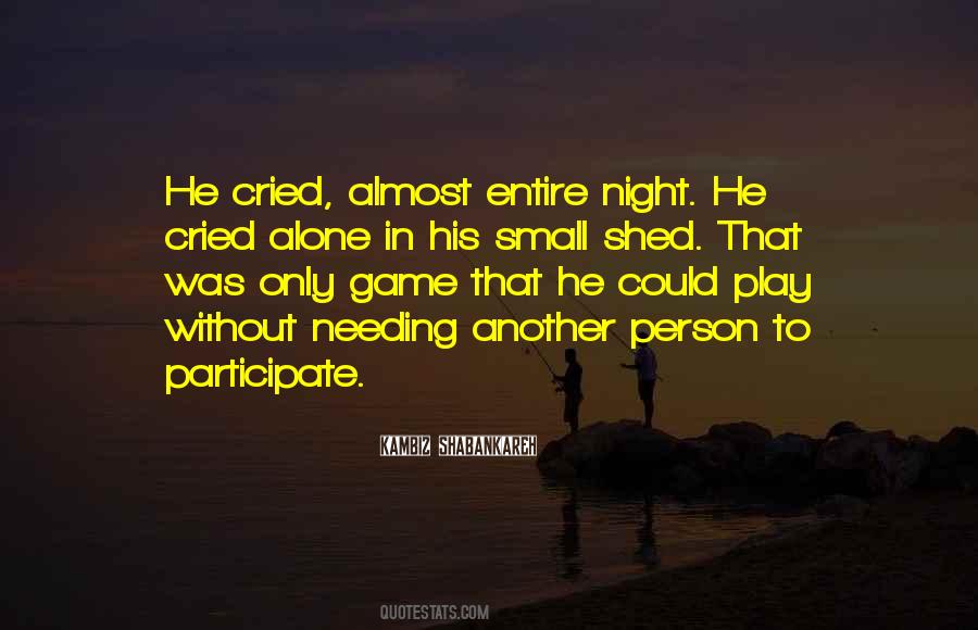 Quotes About Alone Person #52182