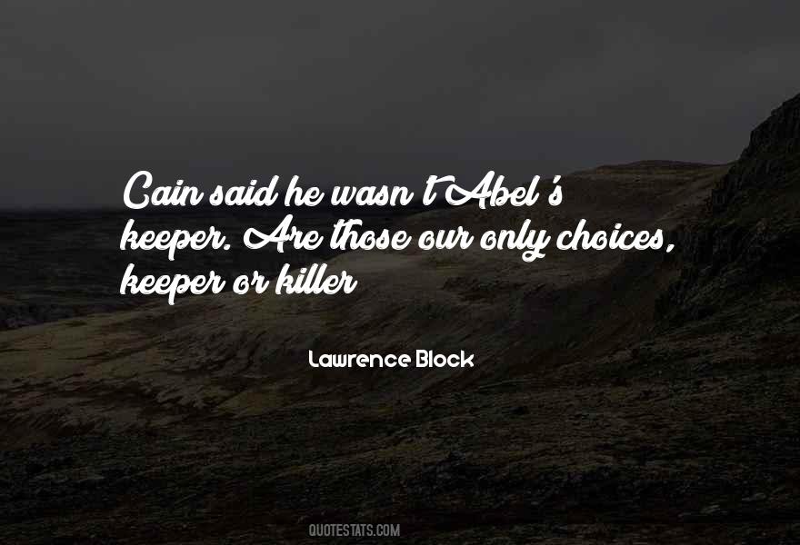 Quotes About Cain And Abel #47205