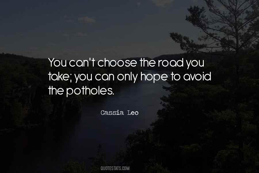 Quotes About Potholes #751614