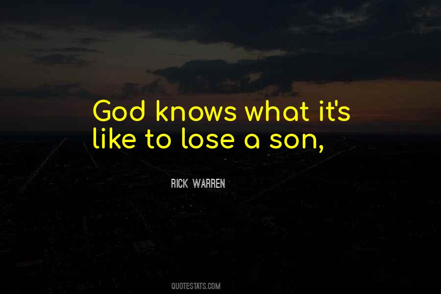 Quotes About God Knows #1283761