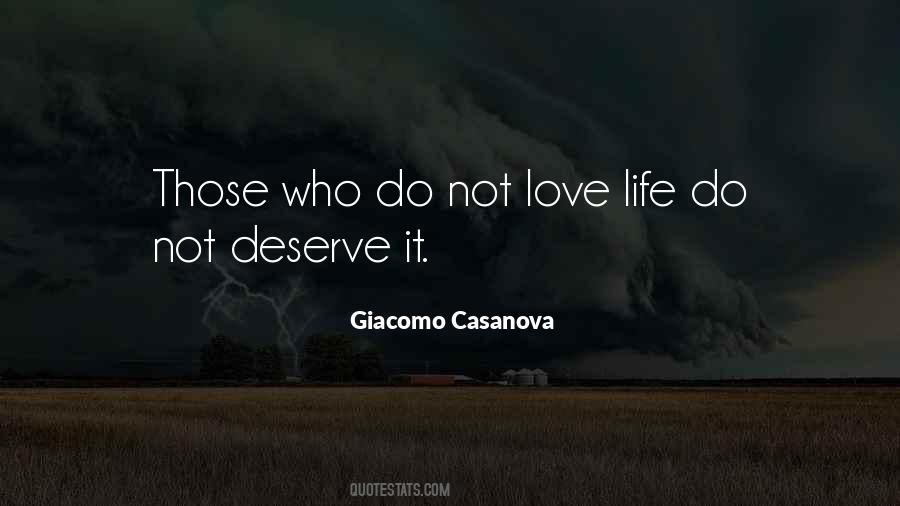Deserve Love Quotes #231433