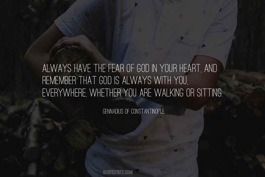 Quotes About Walking With God #376496