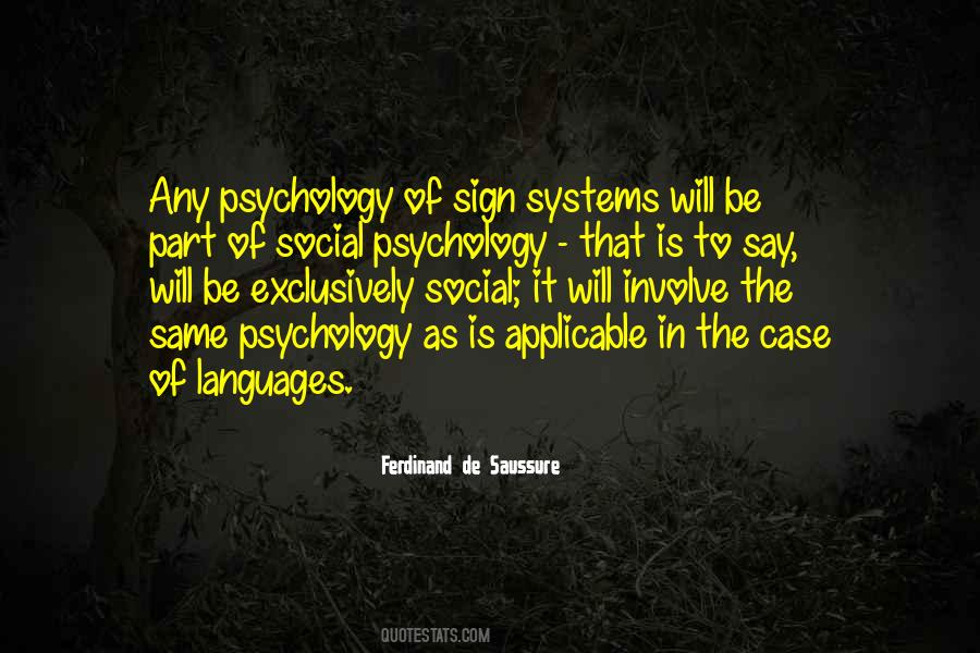 Quotes About Social Psychology #1207624