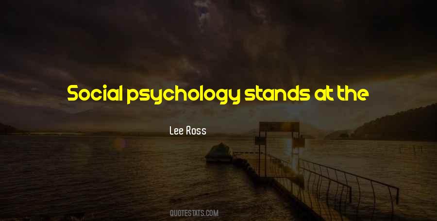 Quotes About Social Psychology #1522608