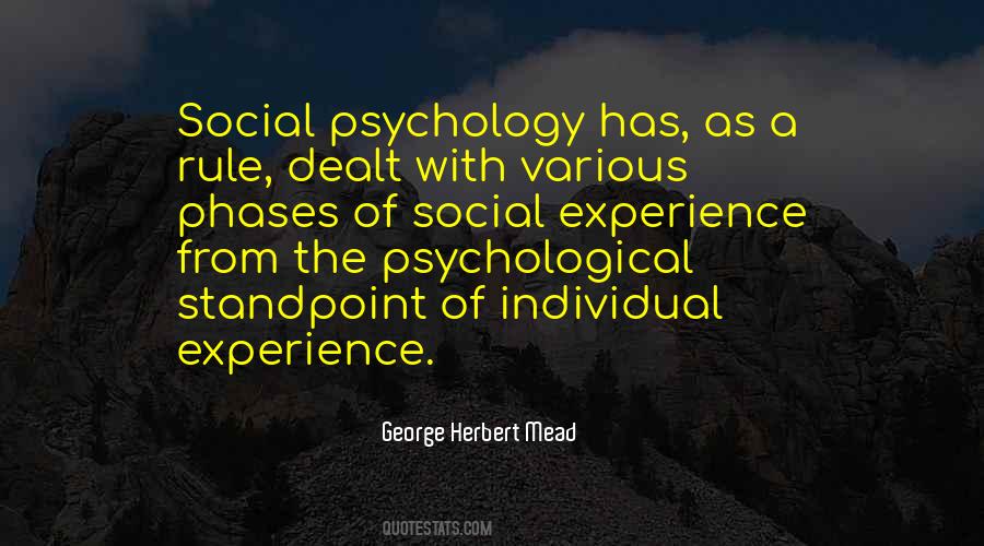 Quotes About Social Psychology #287498