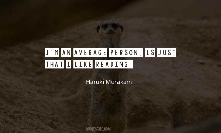 Quotes About Average Person #1285666