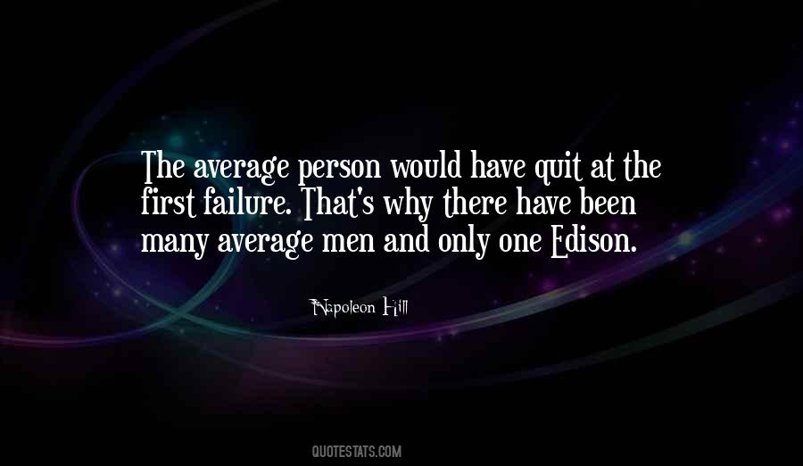 Quotes About Average Person #1760364