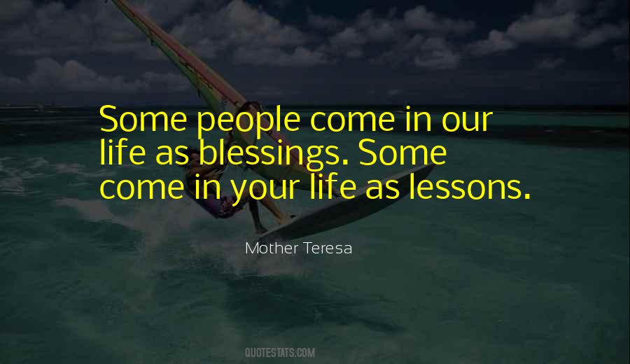 Quotes About Lessons And Blessings #1128317