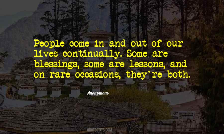 Quotes About Lessons And Blessings #559379