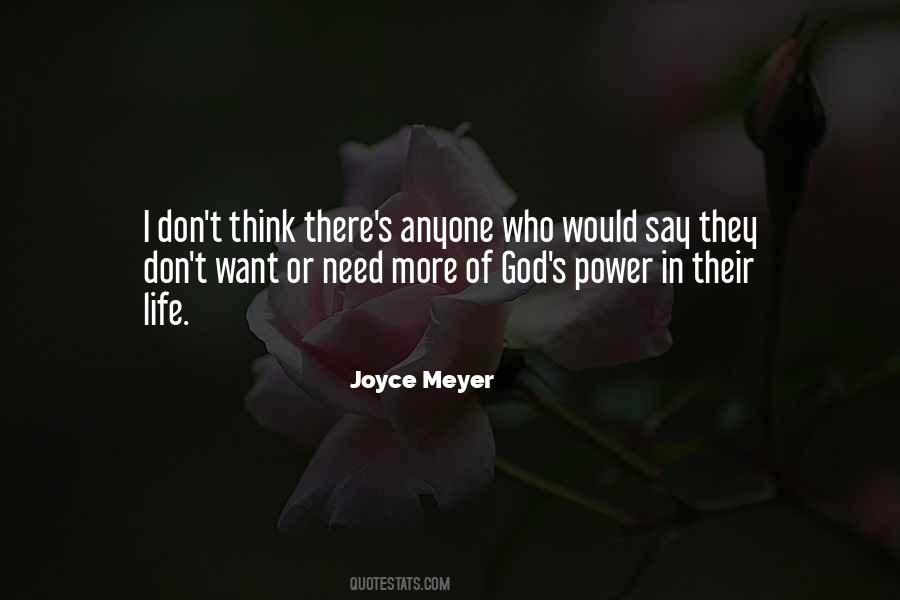 Quotes About More Of God #1257882