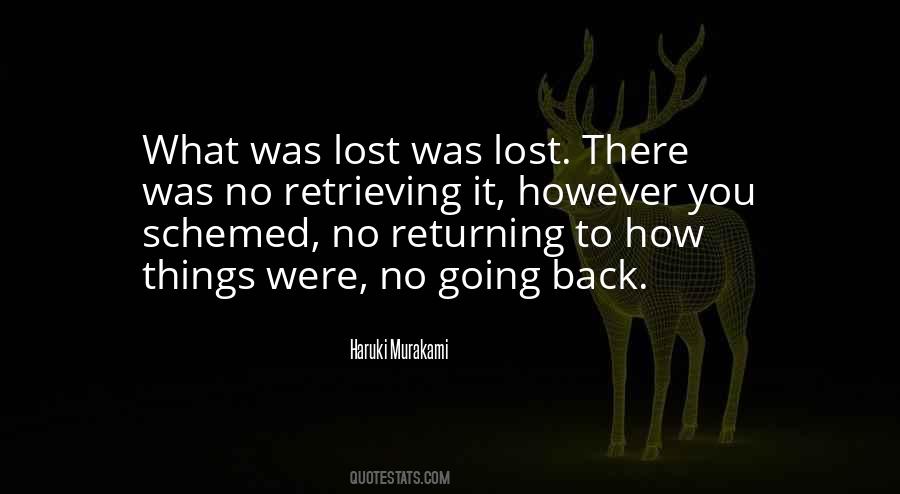 Quotes About Returning Back #1396297