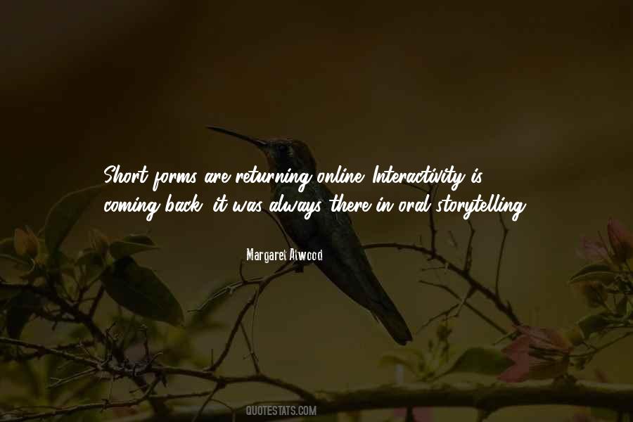 Quotes About Returning Back #1555789