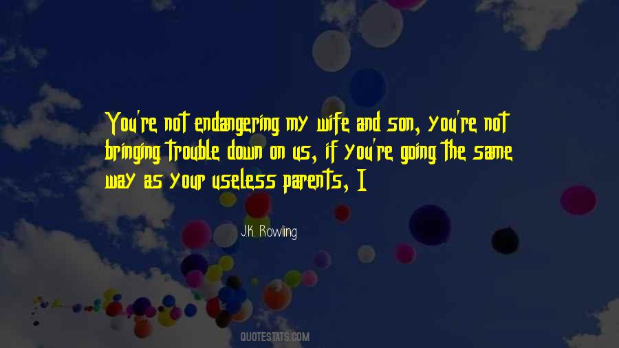 Quotes About Useless Parents #1739744