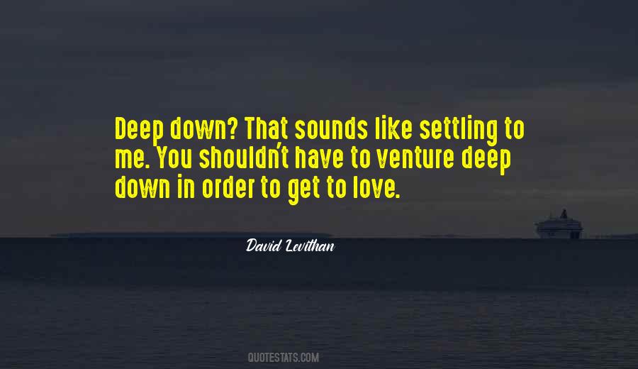 Quotes About Settling Down #1225746