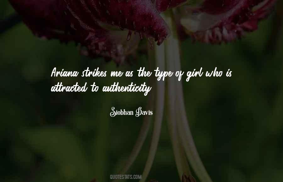 Quotes About Type Of Girl #1180824