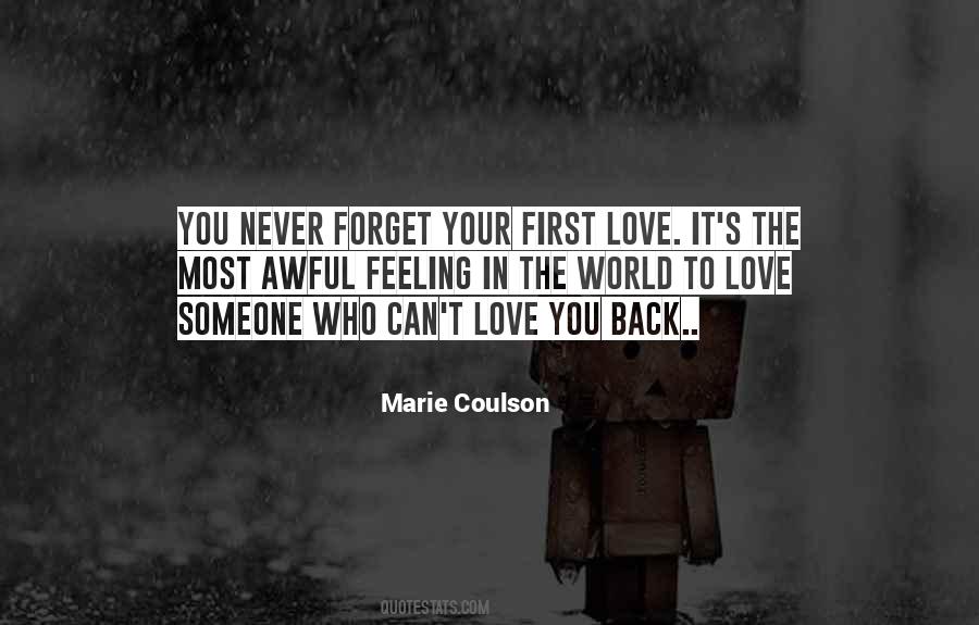 Quotes About Forget Your Love #986587