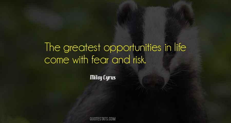 Quotes About Opportunities In Life #1145047