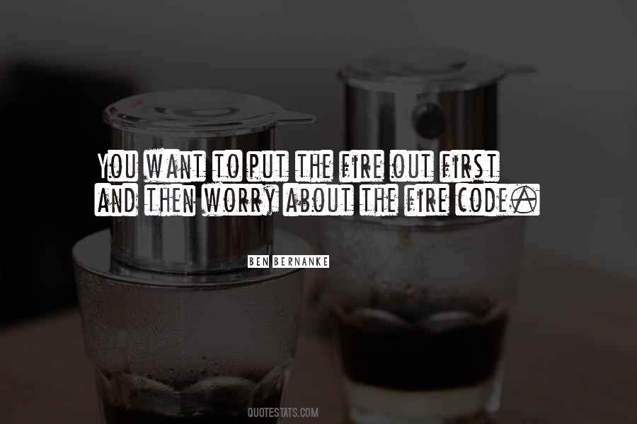 Fire First Quotes #362694