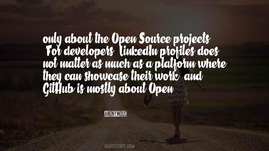 Quotes About Open Source #1242578