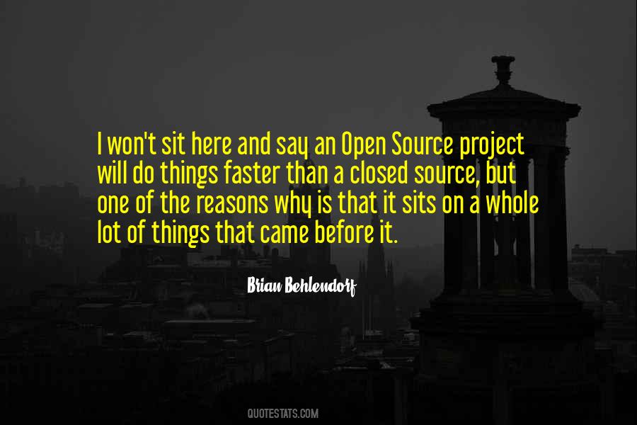 Quotes About Open Source #473047
