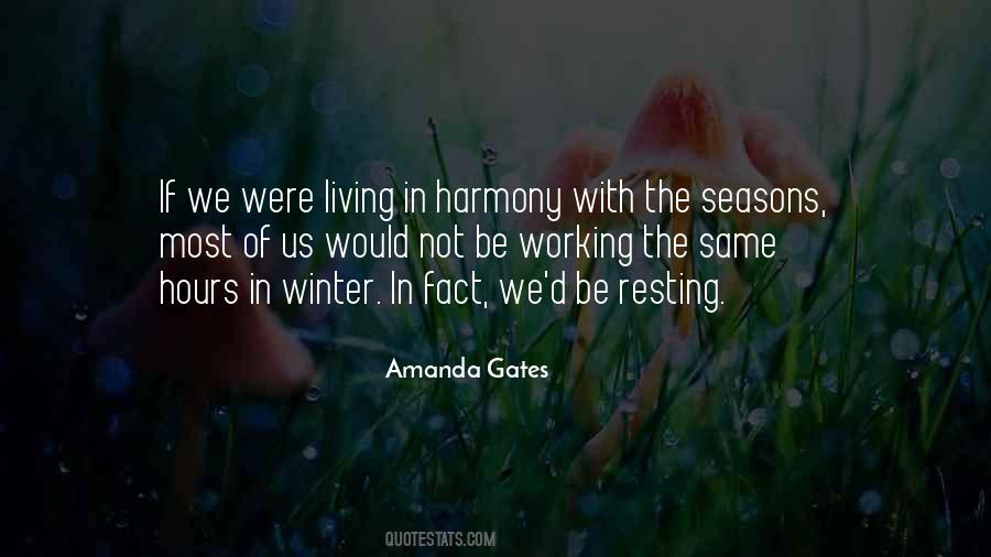 Quotes About Living In Harmony #1786546