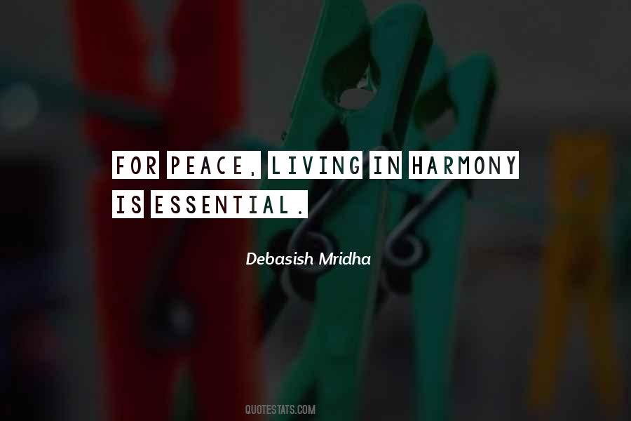 Quotes About Living In Harmony #436266