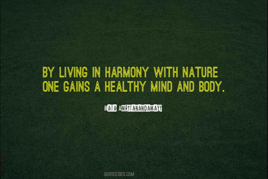 Quotes About Living In Harmony #764807