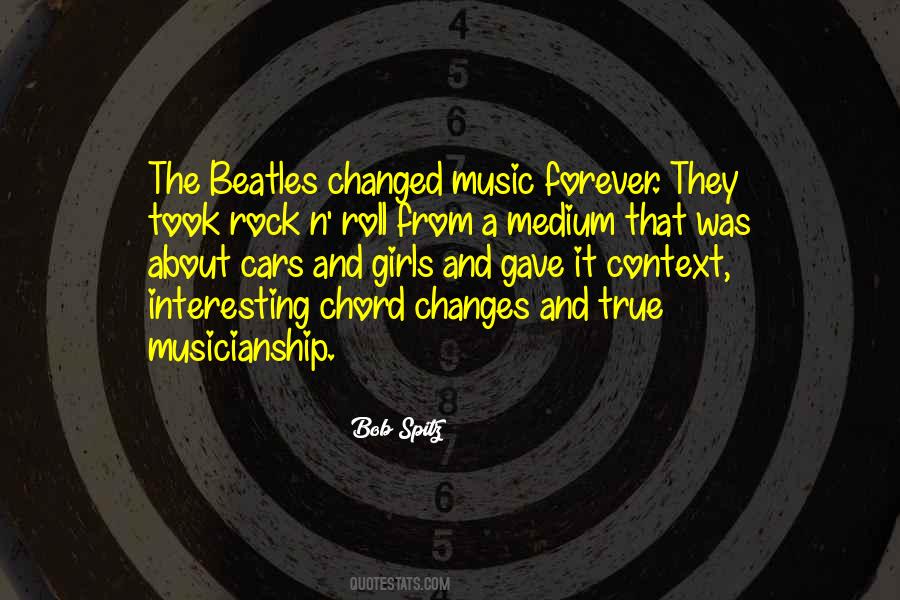 Quotes About Music From The Beatles #1866704